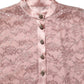 Pink Corded Floral Lace Kaftan Midi Dress