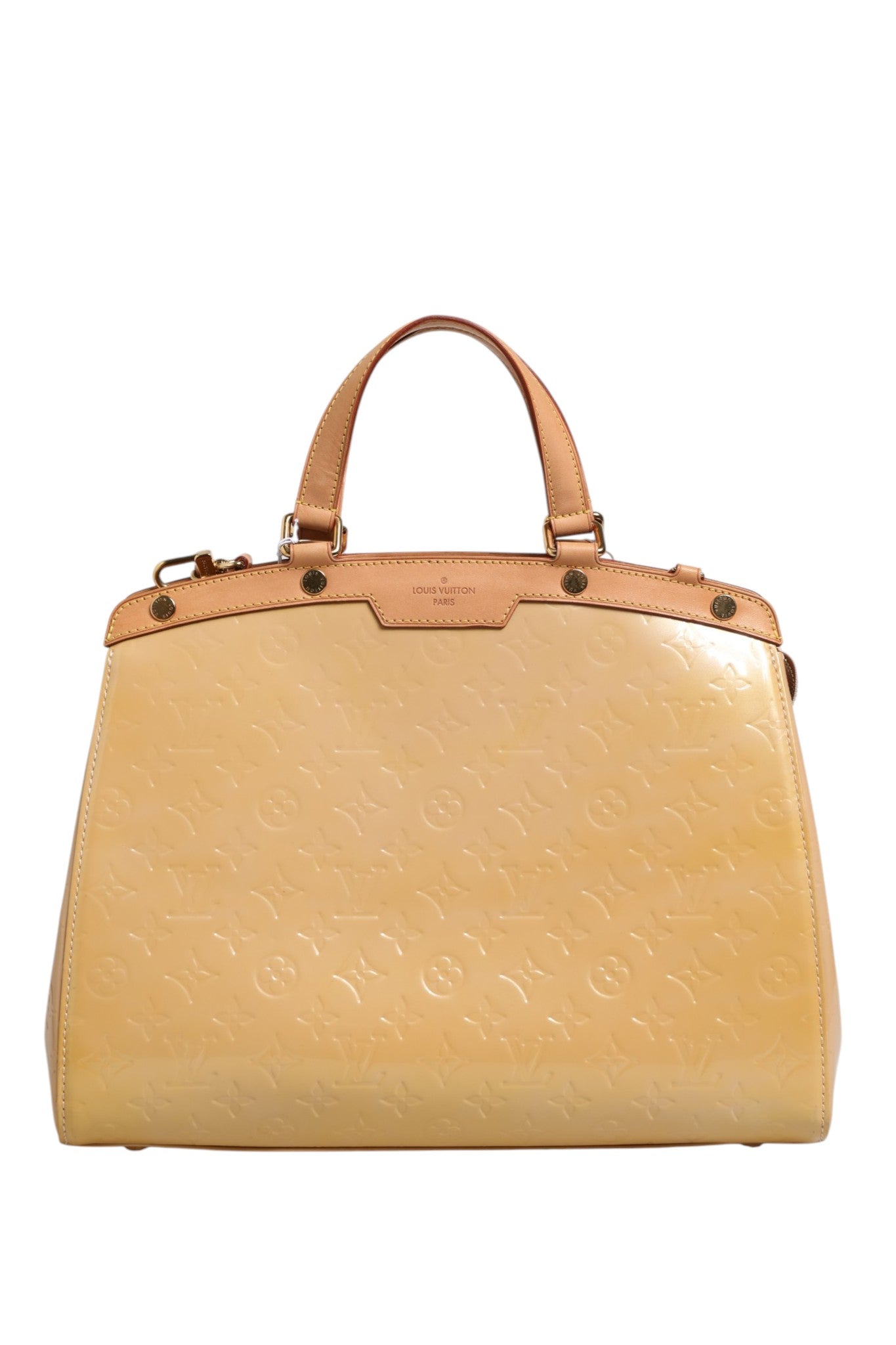 Monogram Vernis Brea MM Beige Poudre
