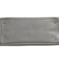 Gray Saffiano Leather Tote