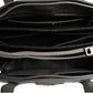 Gray Saffiano Leather Tote