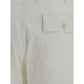 Beige Cotton Bermuda Shorts