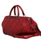 Sofia Coppola Handbag In Burgundy Leather