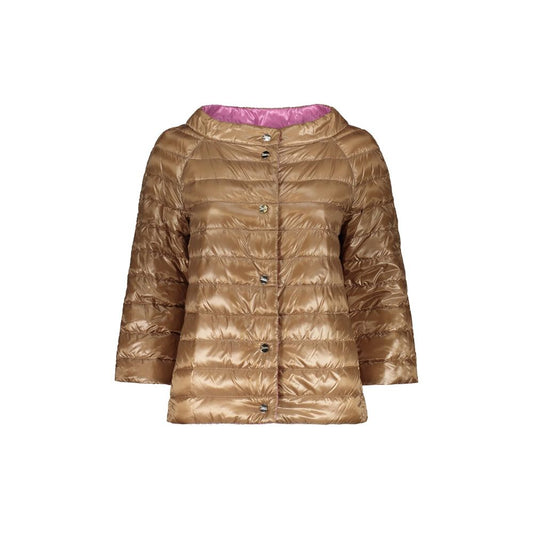 Brown Polyamide Coat