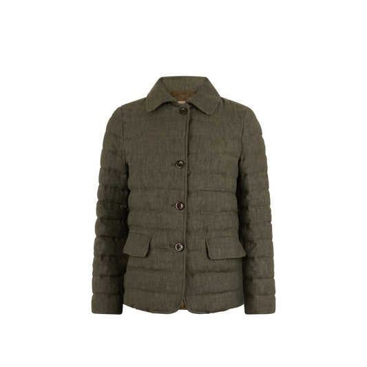 Bicolor Linen Coat