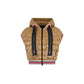 Brown Polyamide Sleveless Jacket