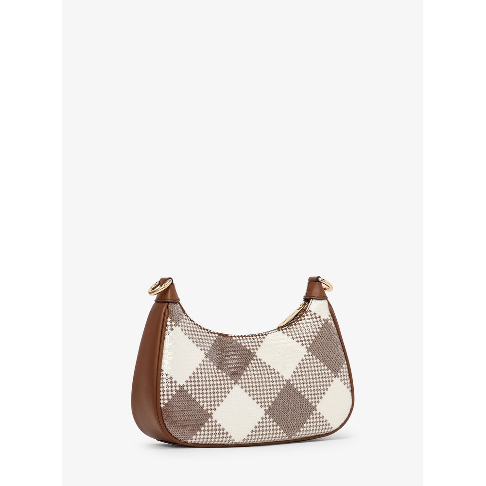 Brown Canvas Shoulder Bag