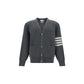 Gray Cotton Cardigan