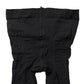 Black Nylon Tartan Pattern Tights Stockings Socks