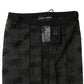 Black Nylon Logo Pattern Tights Stockings Socks