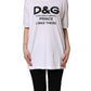 White D&G PRINCE I WAS THERE Crew Neck T-shirt