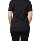 Black #IAMACHRISTMASTREE Print Cotton T-shirt