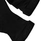 Black Sheer Nylon Thigh High Stockings Socks