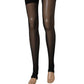 Black Sheer Nylon Thigh High Stockings Socks