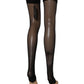 Black Sheer Nylon Thigh High Stockings Socks