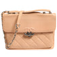 Goatskin Quilted Small CC Box Flap Bag