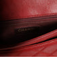 Mini Flap Bag Lambskin Braided Calfskin Gold Tone Metal