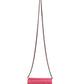 Pink Quilted Lambskin Leather Classic Square Mini Flap Bag