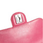 Pink Quilted Lambskin Leather Classic Square Mini Flap Bag