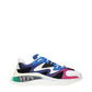 Multicolor Leather Athletic Sneakers