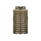 Bicolor Polyamide Sleveless Jacket