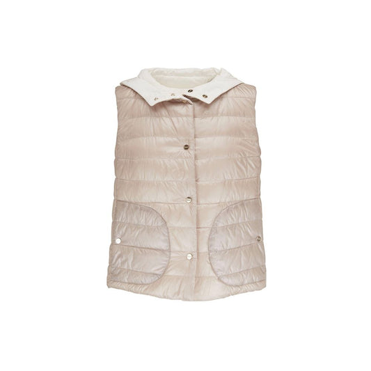 White Polyamide Waistcoat