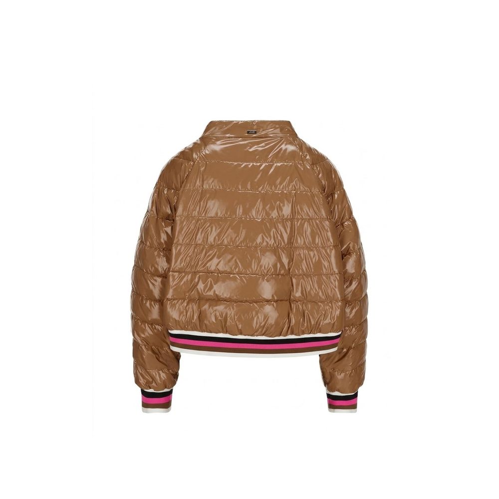 Brown Polyamide Coat