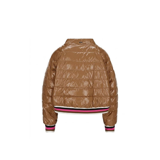 Brown Polyamide Coat