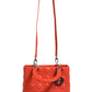Orange Cannage Lambskin Leather Lady Dior Bag