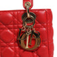 Lady Dior Cannage Leather Handbag