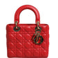 Lady Dior Cannage Leather Handbag