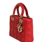 Lady Dior Cannage Leather Handbag