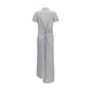 Multicolor Silk Casual Dress