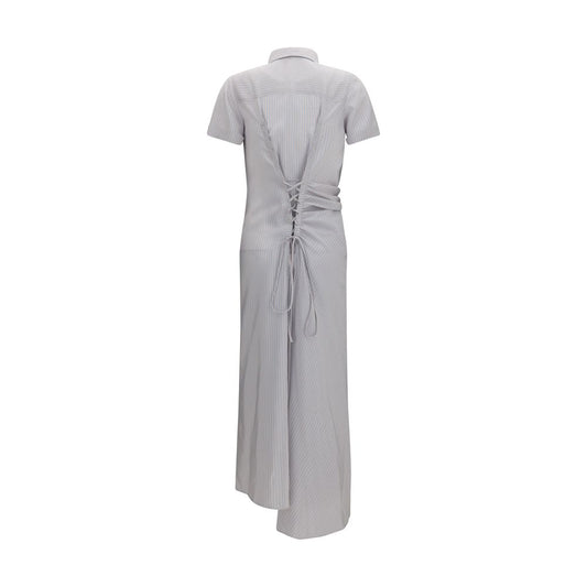 Multicolor Silk Casual Dress