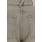 Bicolor Cotton Bootcut Jeans