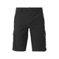 Black Cotton Bermuda Shorts