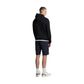 Black Cotton Bermuda Shorts