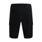 Black Cotton Bermuda Shorts