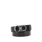 Black Calf Leather Bos Taurus Belt