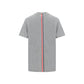 Gray Cotton Long Sleeve T-Shirt
