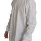 White 100% Cotton GOLD Slim Dress Shirt