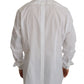 White 100% Cotton GOLD Slim Dress Shirt