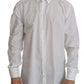 White 100% Cotton GOLD Slim Dress Shirt