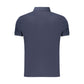 Blue Cotton Men's Polo Shirt
