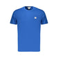 Blue Cotton Men's T-Shirt