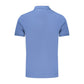 Blue Cotton Men's Polo Shirt