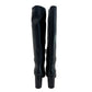 Black Leather Women Boot