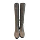 Brown Leather Women Boot