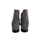 Grey Leather Women Boot