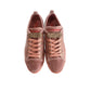Pink Fabric Women Sneakers