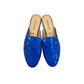 Blue Leather Women Sandal